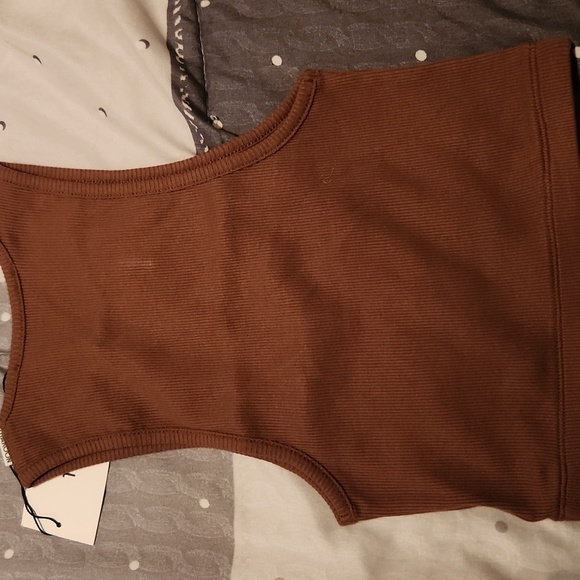 NWT Thakoon brown cropped tank top Size Xs - Picture 8 of 8